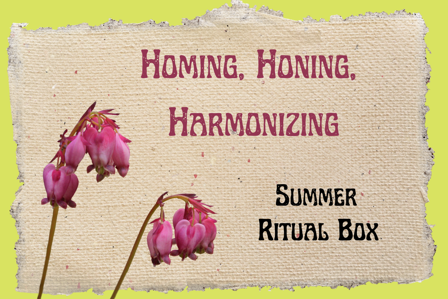 Homing, Honing, Harmonizing Summer Ritual Box