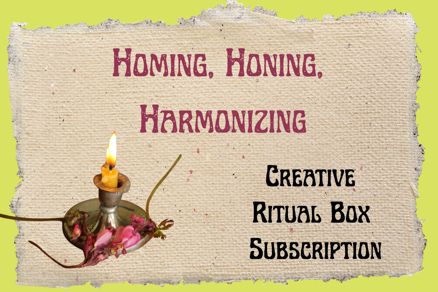 Creative Ritual Subscription