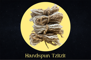 Hand Spun and Dyed Tzitzit by Strange Fire Offerings