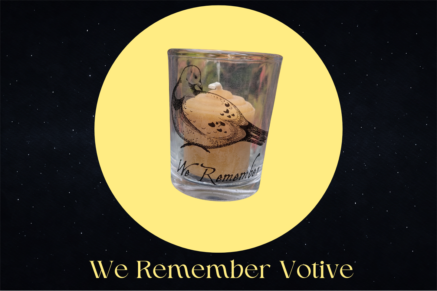 Box of 4 Votives with Glass